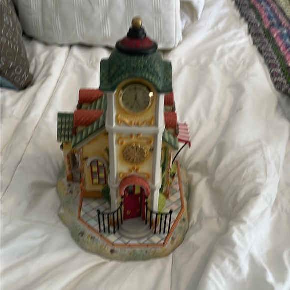 PartyLite Other - PartyLite Multicolor Clock Tower Candle Holder